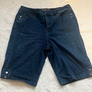 Denim Bermuda shorts
